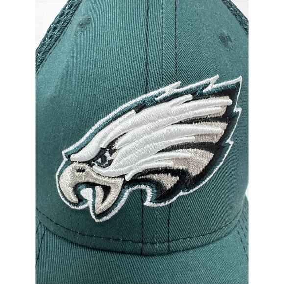 Philadelphia Eagles New Era 39Thirty Men's Cap Hat Small-Medium NFL Metallic - Picture 2 of 9